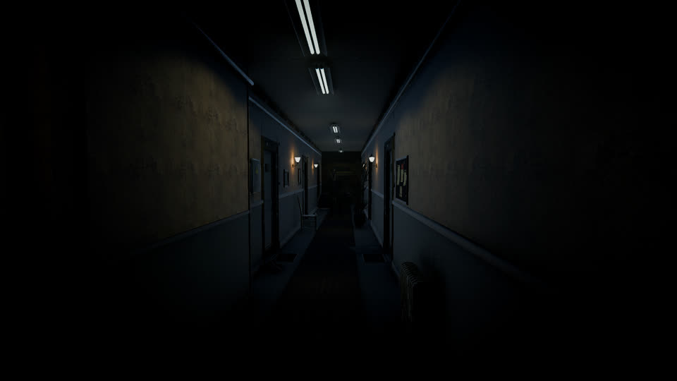 First-floor corridor