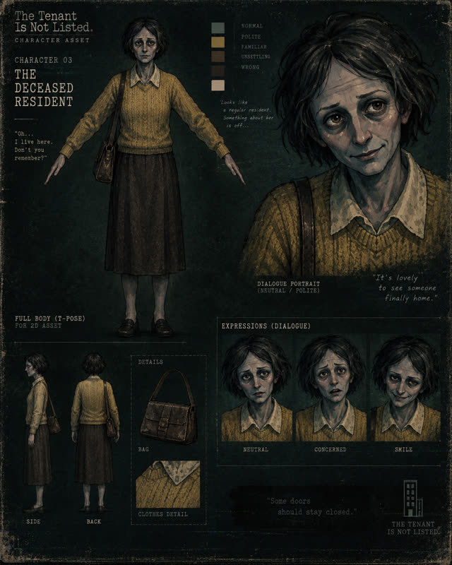 Character 03 — The Deceased Resident